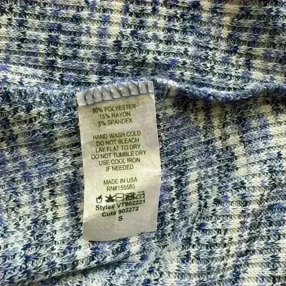 Free People FP Movement Dolman Sleeve Tee Oversized Slouchy Blue NWT Women Small - Picture 6 of 6